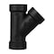 Charlotte Pipe And Foundry Charlotte Pipe 1-1/2 in. Hub X 1-1/2 in. D Hub ABS Wye ABS006000600 - alternate 3